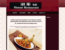 Tablet Screenshot of hunanrestaurantsj.net